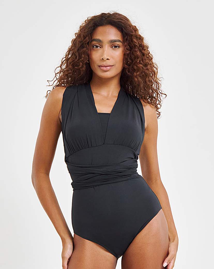 MAGISCULPT Black Convertible Swimsuit