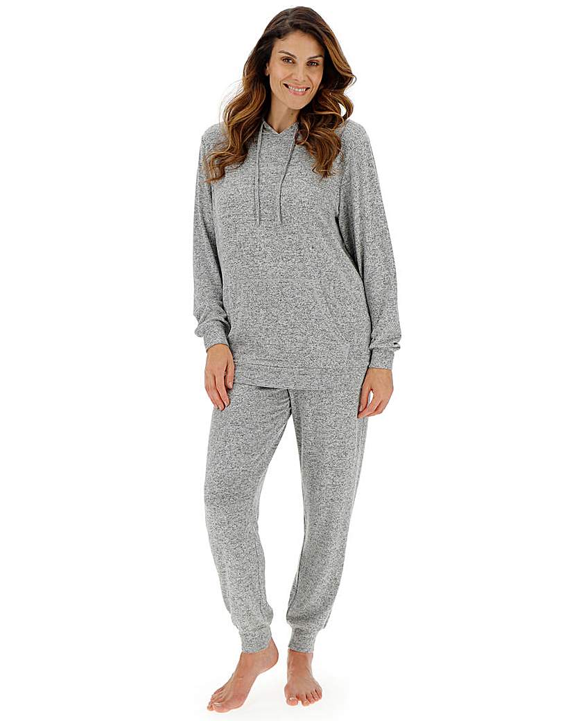 Image of Pretty Lounge Knitted Hooded Set