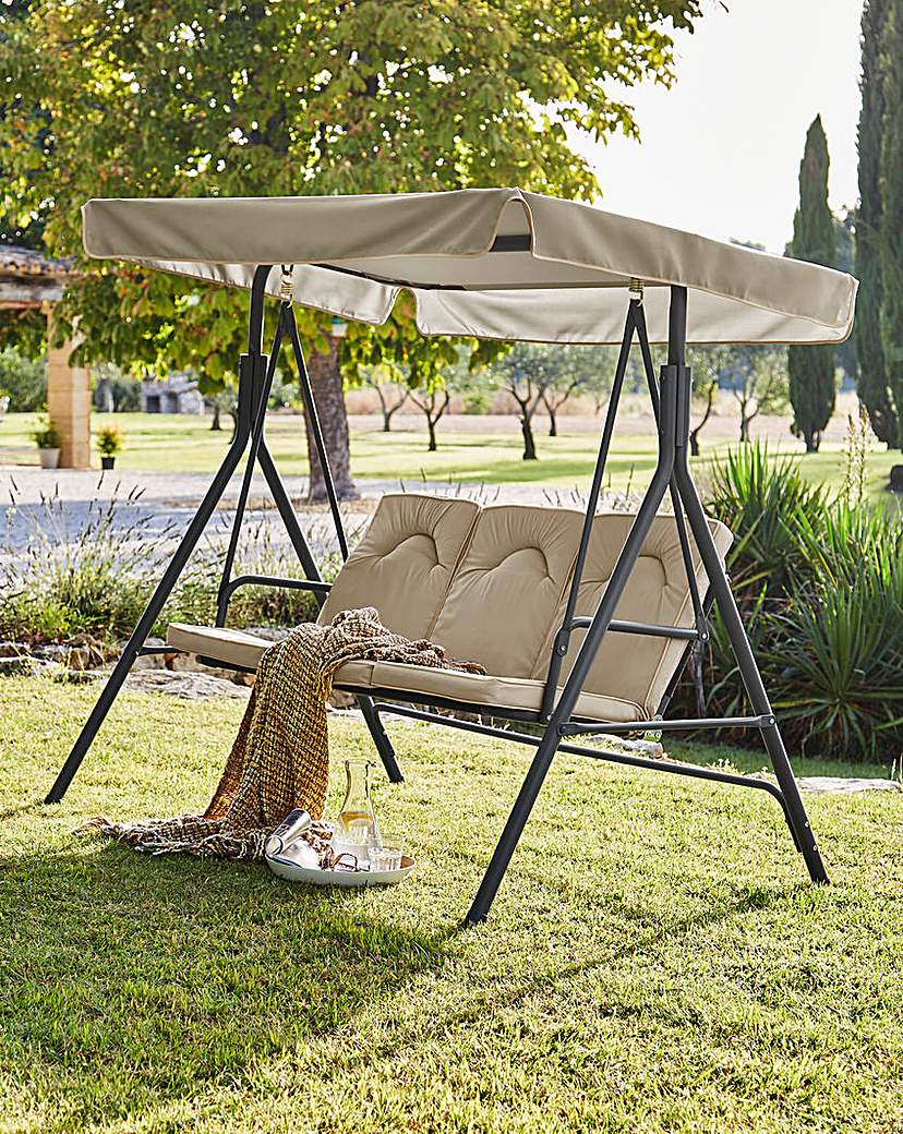 Verona Cushioned 3 Seater Swing