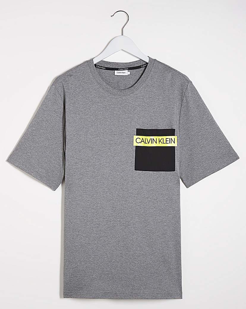 Image of Calvin Klein Nylon Pocket T-Shirt