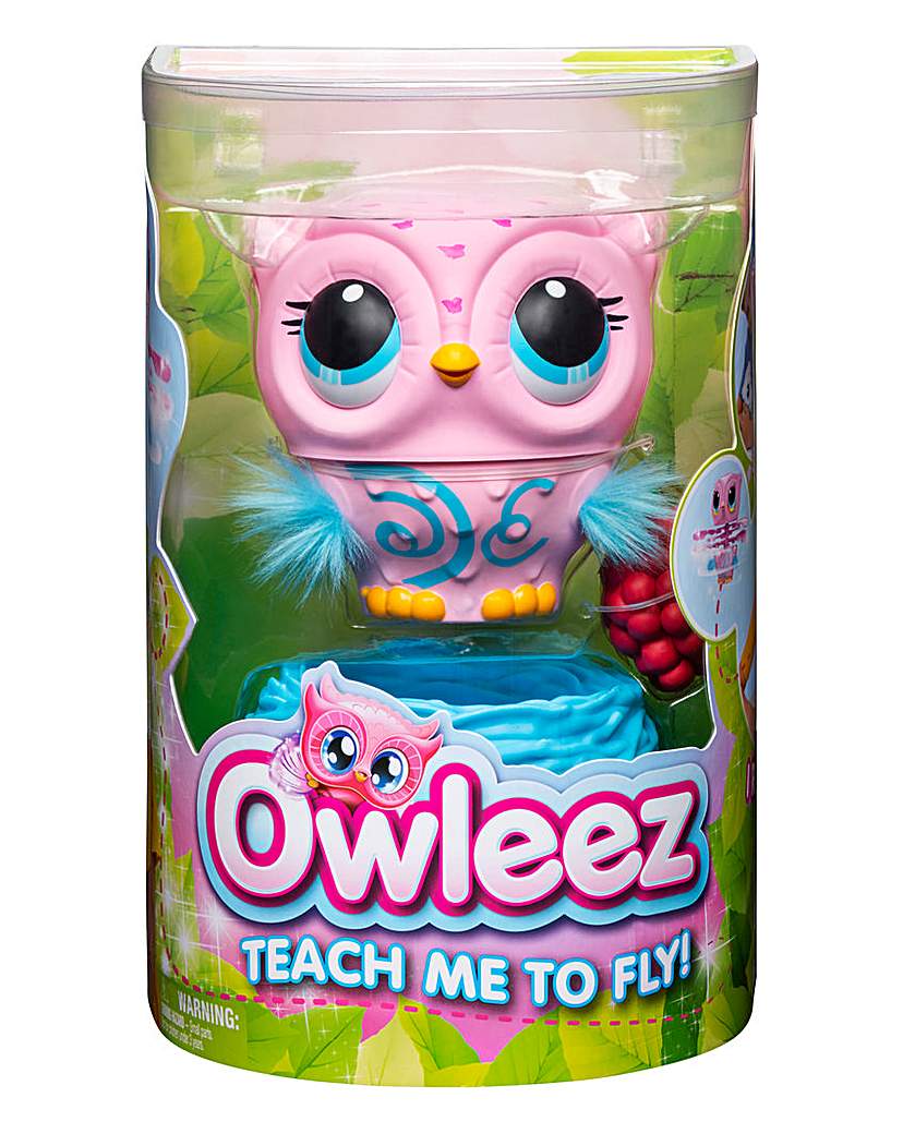 Image of Owleez Interactive Pet Pink