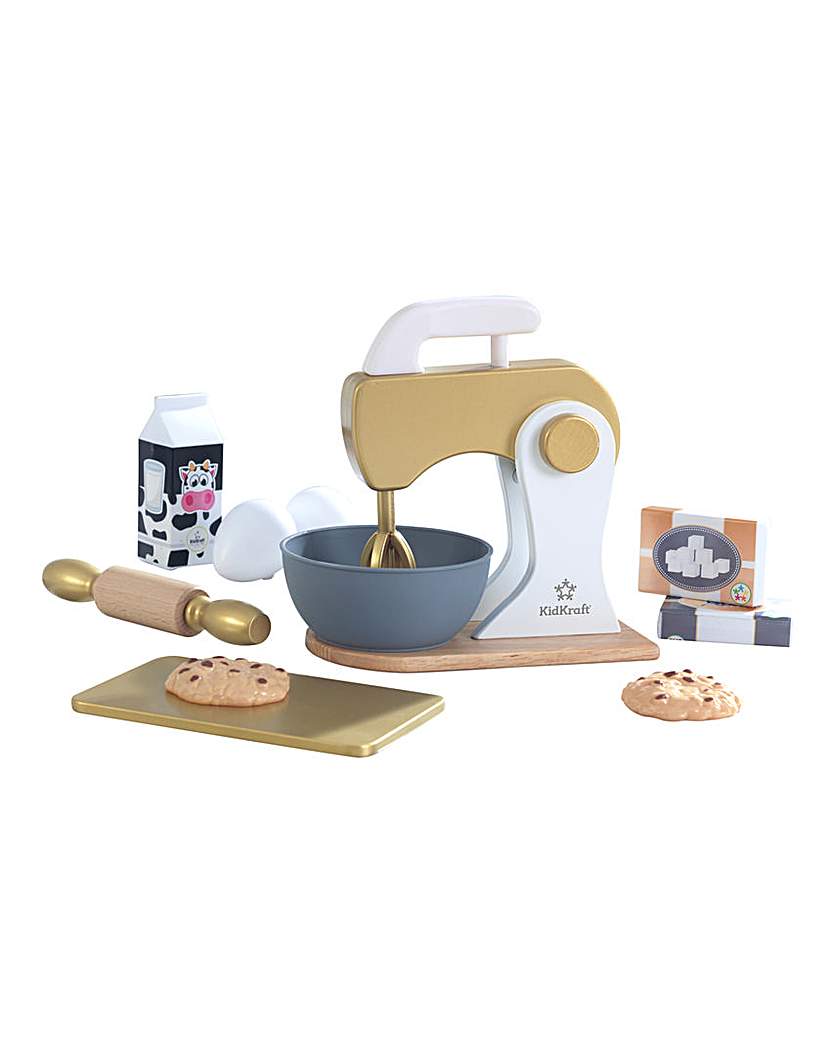 Image of Kidkraft Wooden Baking Set - Metallics
