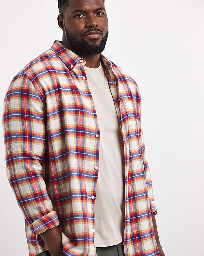 Long Sleeve Flannel Check Shirt