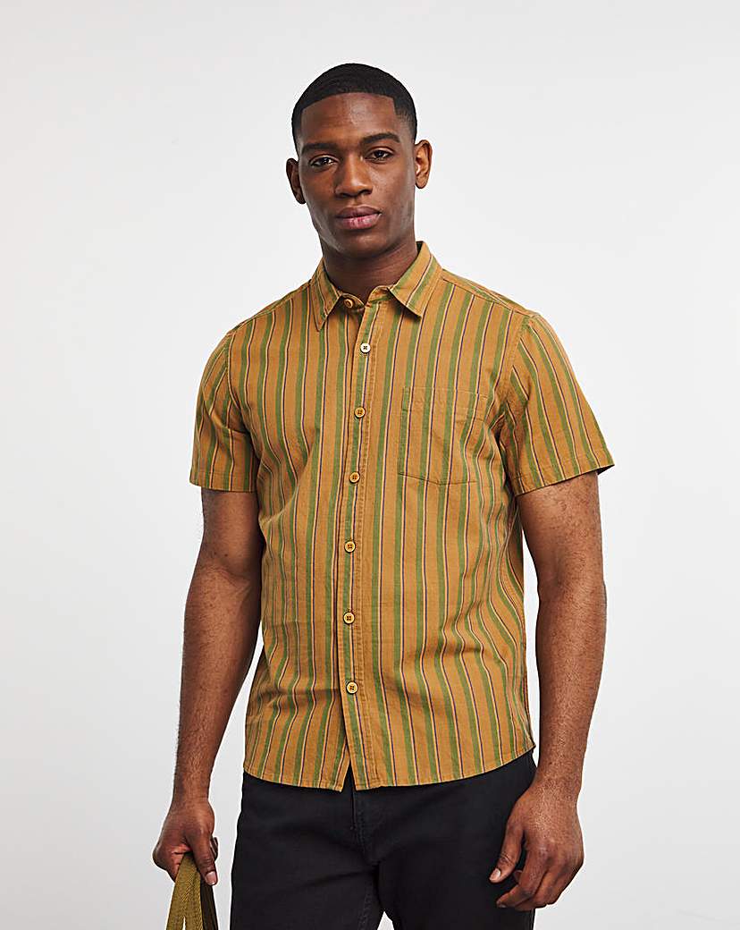 Short Sleeve Stripe Shirt