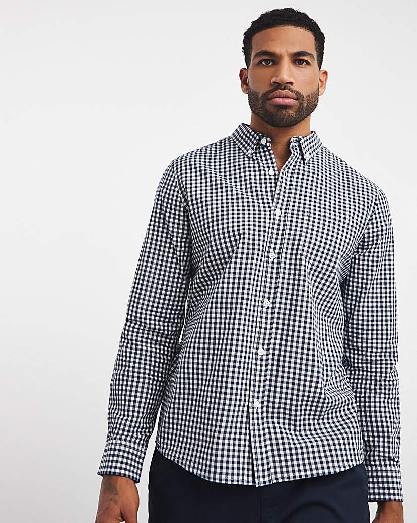 Long Sleeve Gingham Shirt