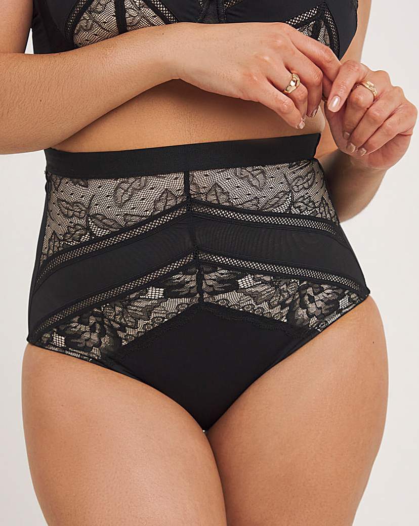 Sculpt Lace Mesh Firm Control Shapewear