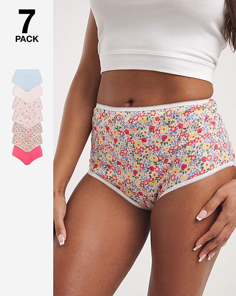 Pretty Secrets 7 Pack Full Fit Briefs