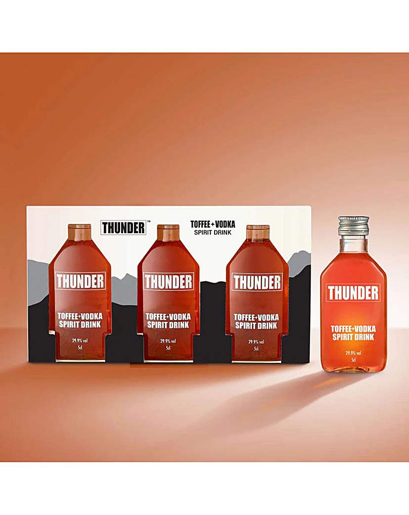 Thunder Toffee Vodka Miniatures (3x5cl)