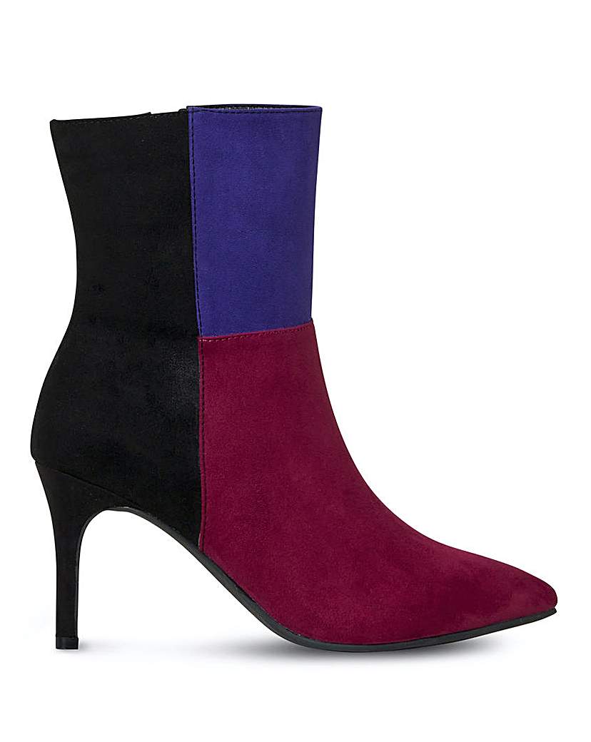 Joe Browns Patchwork Suede Boots EEE Fit