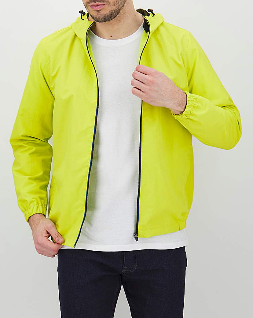 Image of Lime Lightweight Hooded Jacket