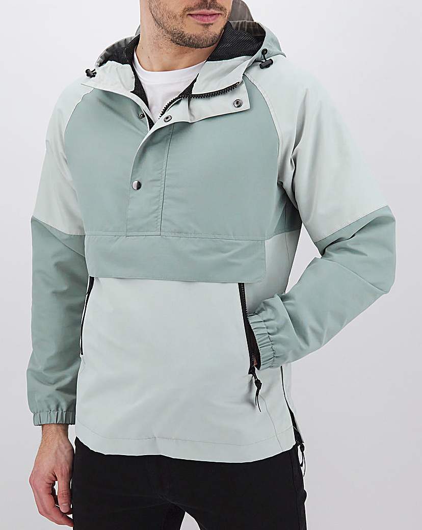 Image of Slate Recycled Hooded Cagoul