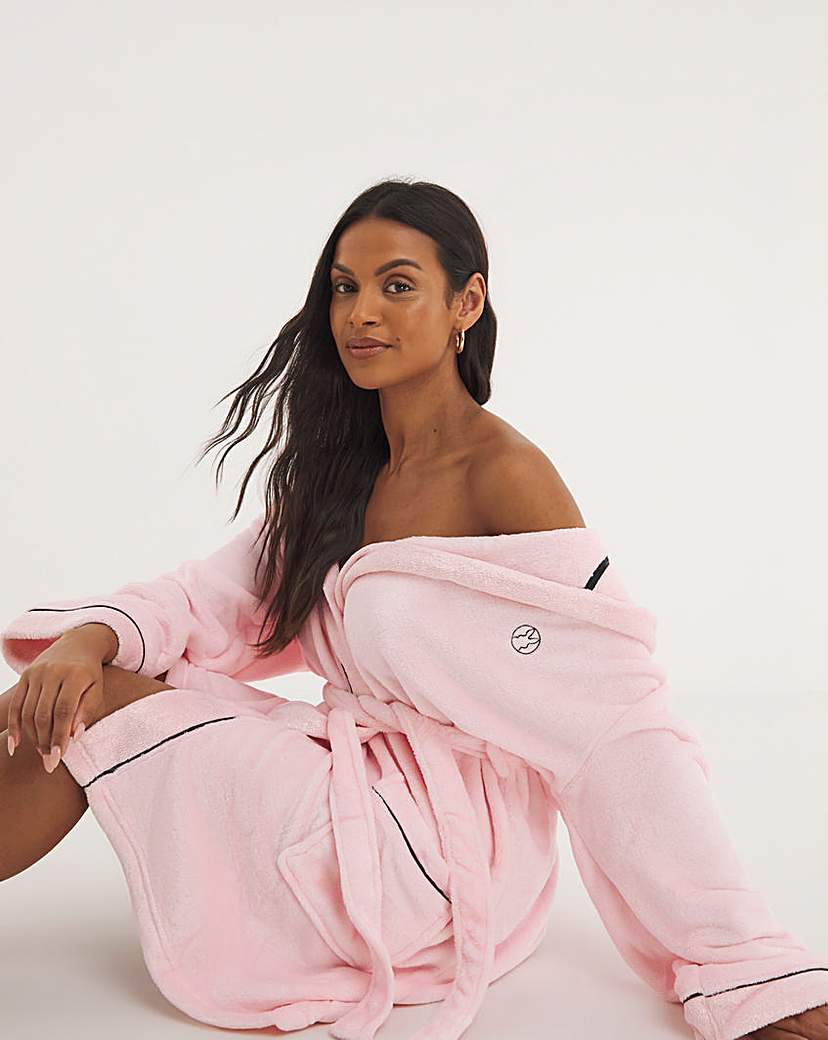 Image of Ann Summers Signature Sparkle Robe Pink