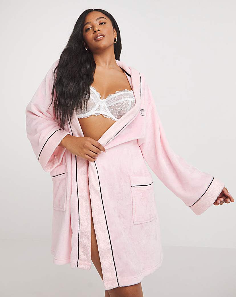 Ann Summers Signature Sparkle Robe Pink