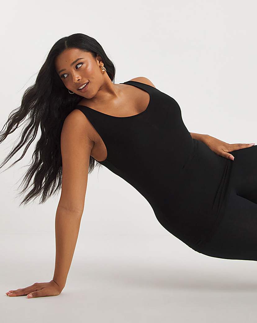 sloggi Sloggi Ever Cosy Thermal Tank Top In Black | UK Size M Women's