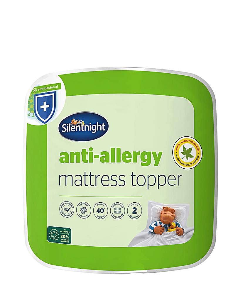 Image of Silentnight Anti Allergy Mattress Topper