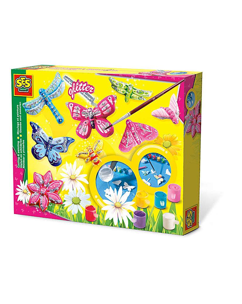 Butterfly Glitter Casting and Paint Set