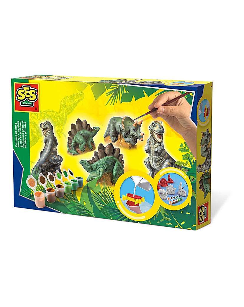 Image of Dinosaurs Casting and Painting Set