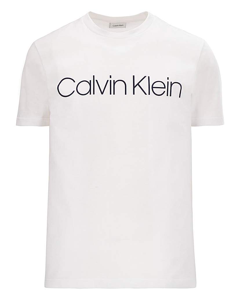 Image of Calvin Klein Cotton Front Logo T-Shirt