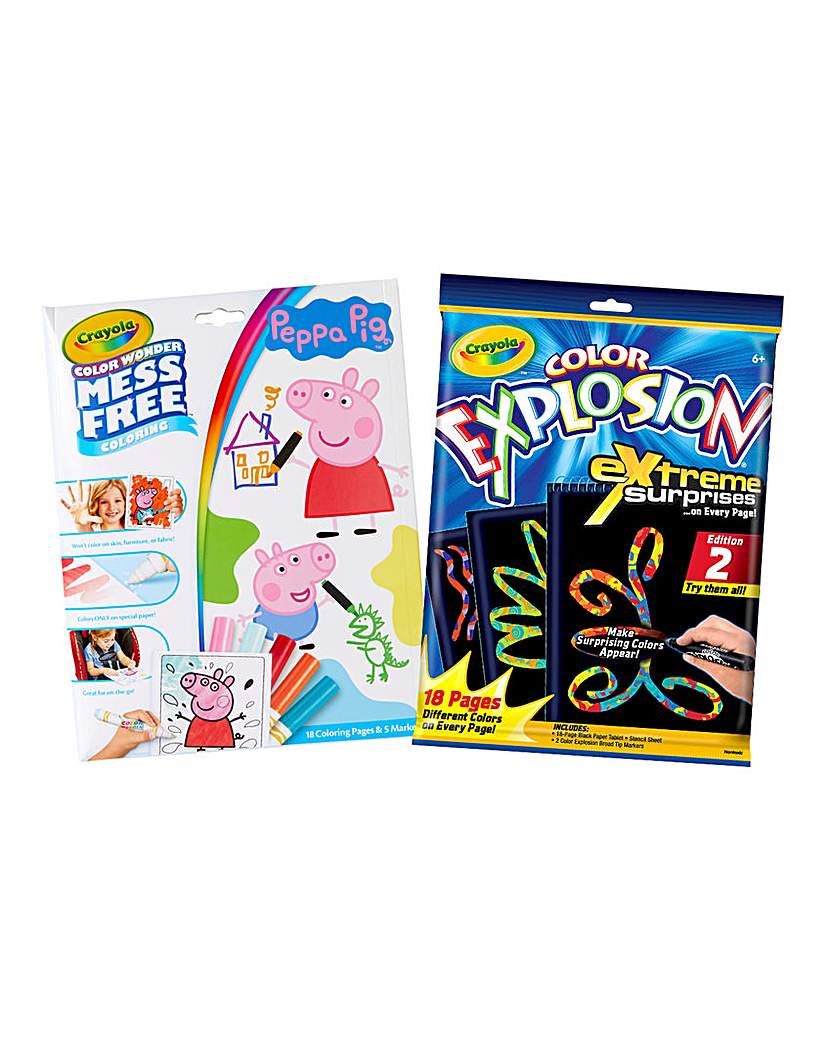 Image of Crayola Peppa Pig & Colour Bundle
