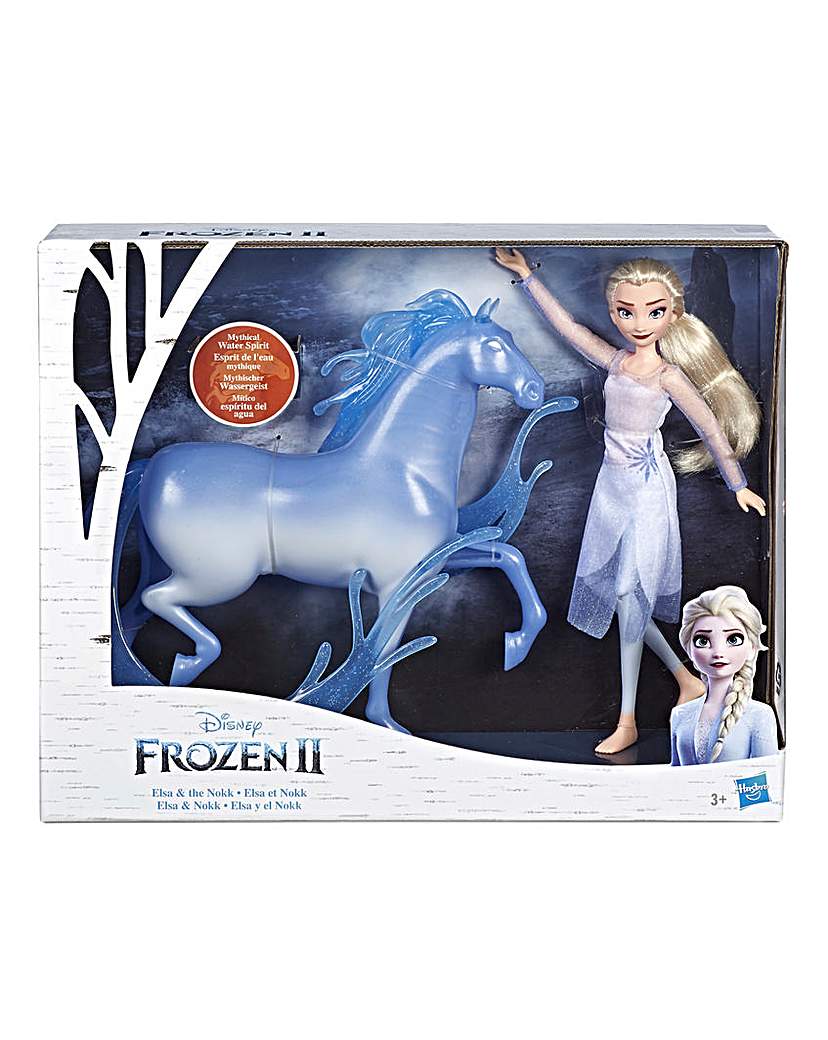 Image of Disney Frozen Elsa Doll and Nokk Figure