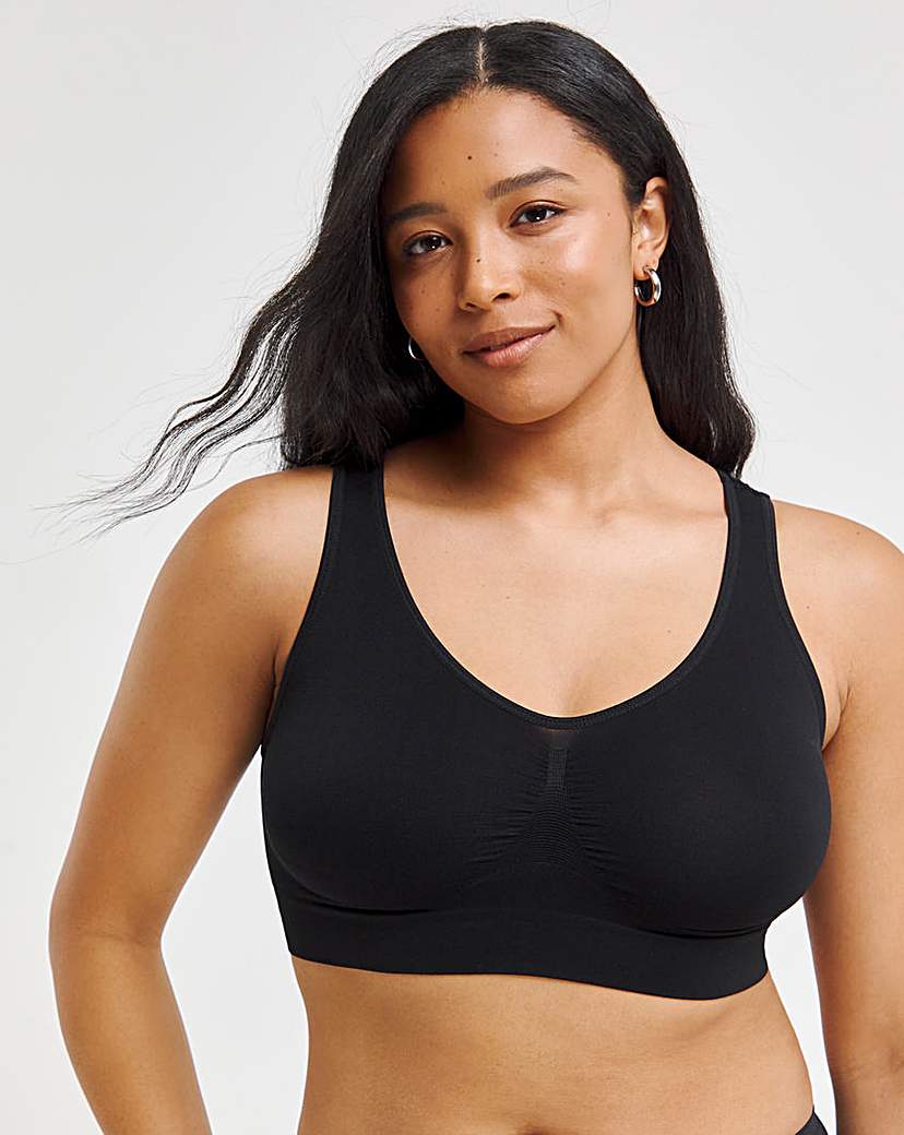 3 Pack Black Comfort Tops A-D