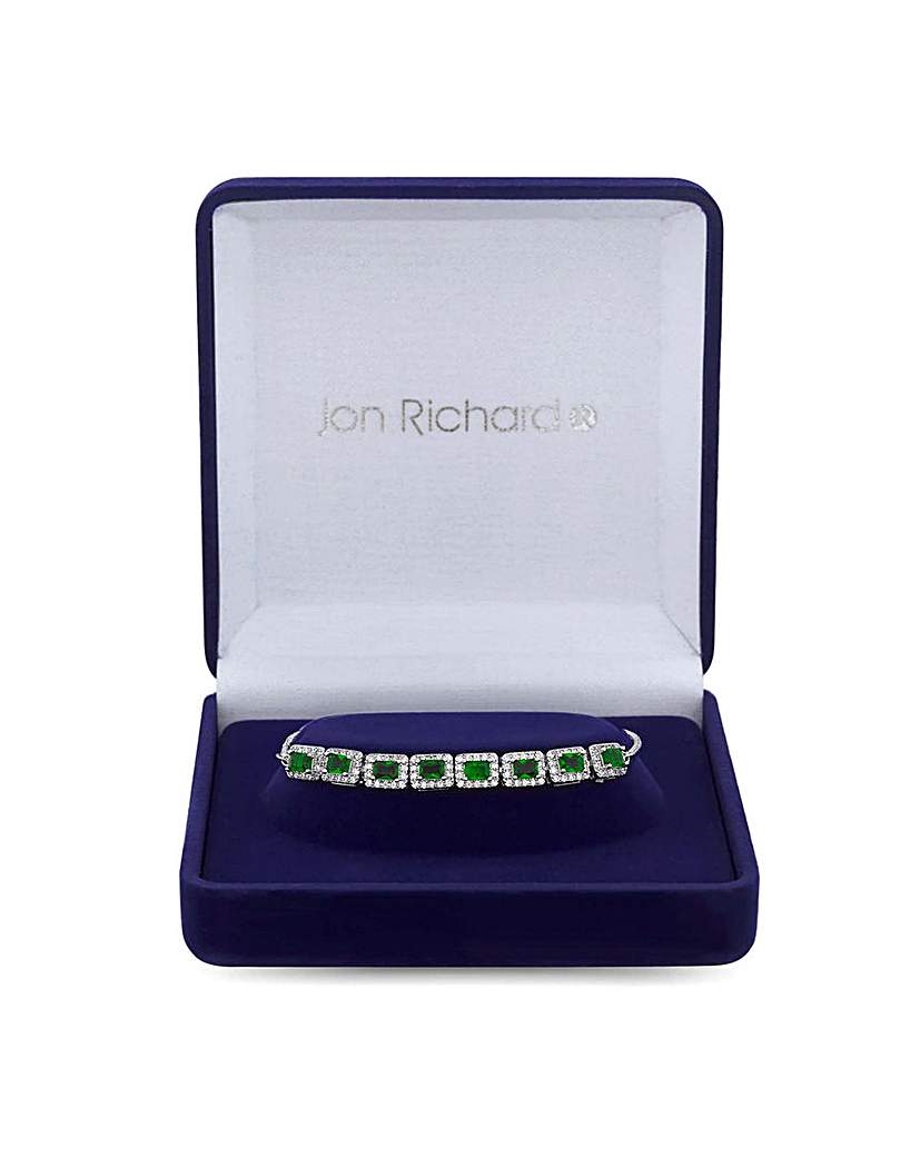 Jon Richard Green Bracelet - Gift Boxed