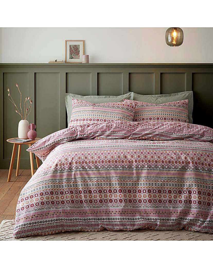 CL Brushed Fairisle Duvet Set