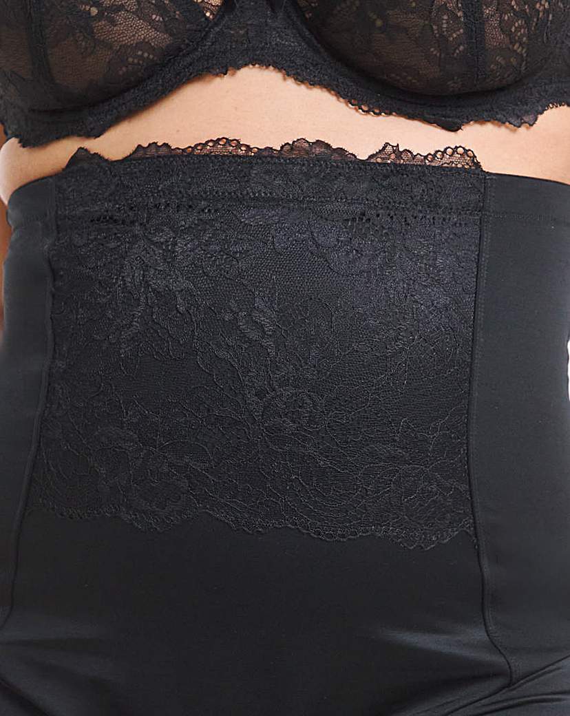 Firm Control Ella Lace Thighshaper Black