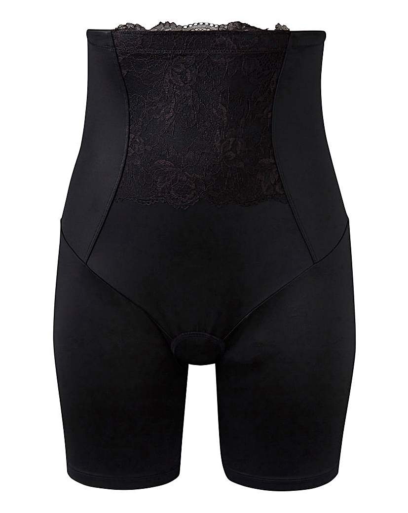 Firm Control Ella Lace Thighshaper Black