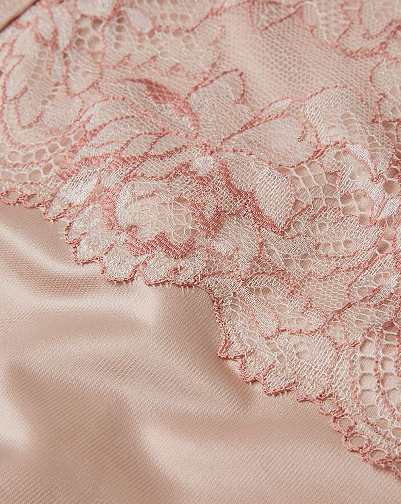 Ella Lace Blush Thighshaper Firm Control