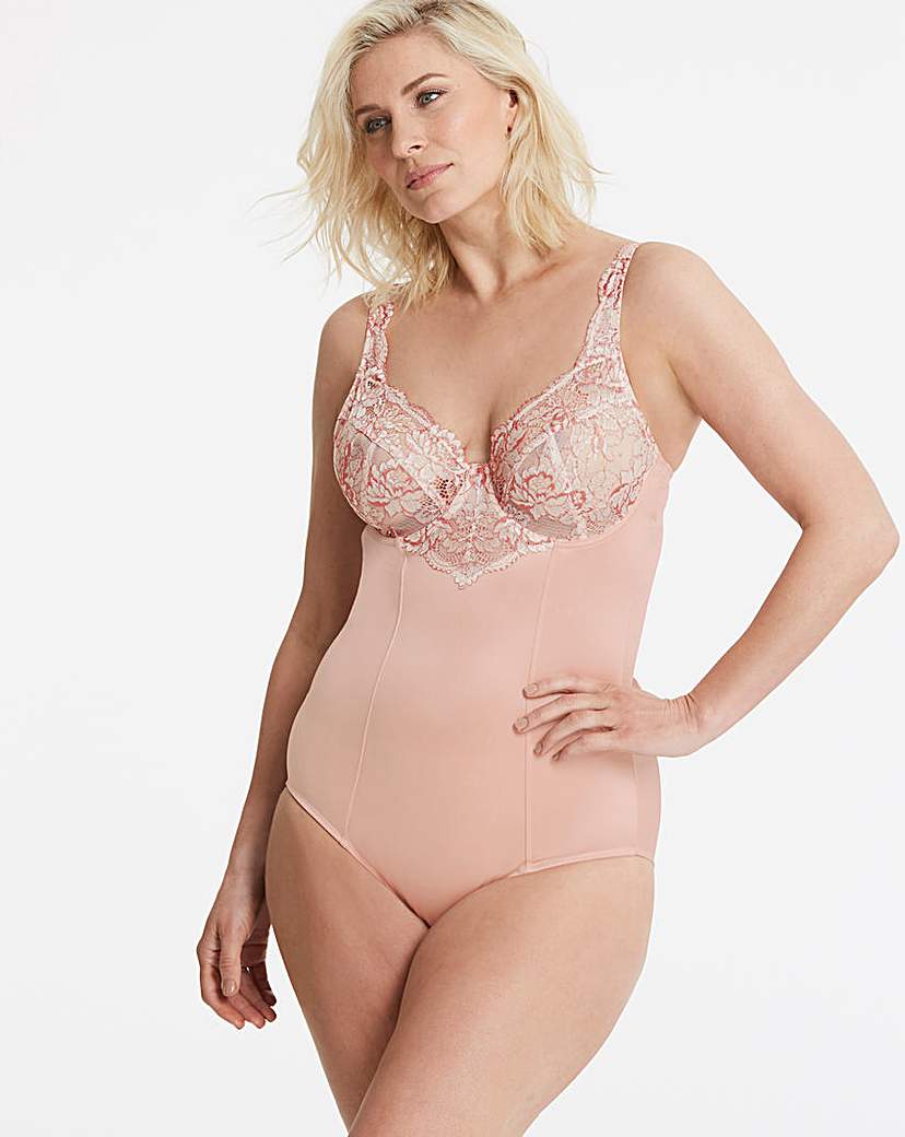 Image of Ella Lace Firm Control Blush Bodyshaper