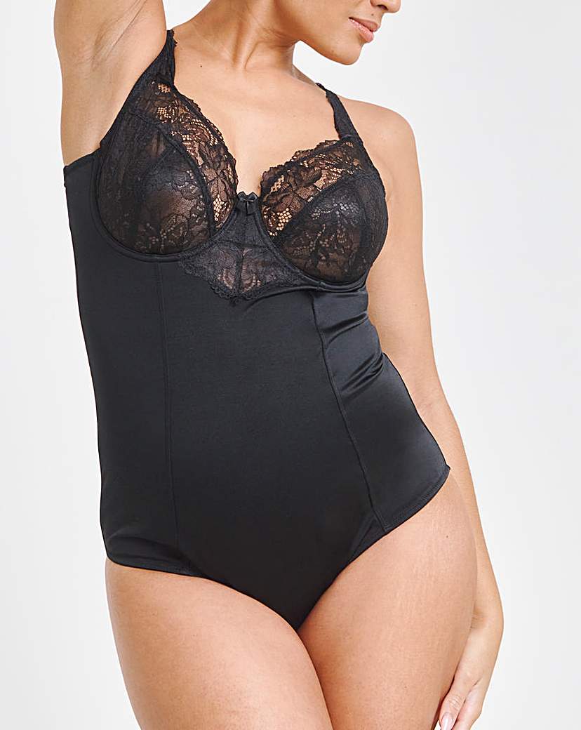 Ella Lace Firm Control Black Bodyshaper