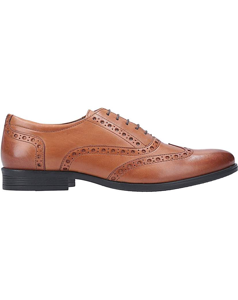 Hush Puppies Oaken Brogue Shoe - Brown