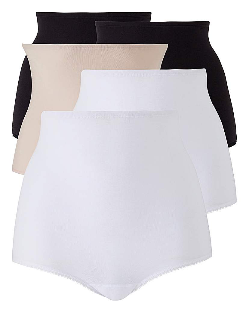 Image of 5Pack Black/White/Blush Comfort Shorts