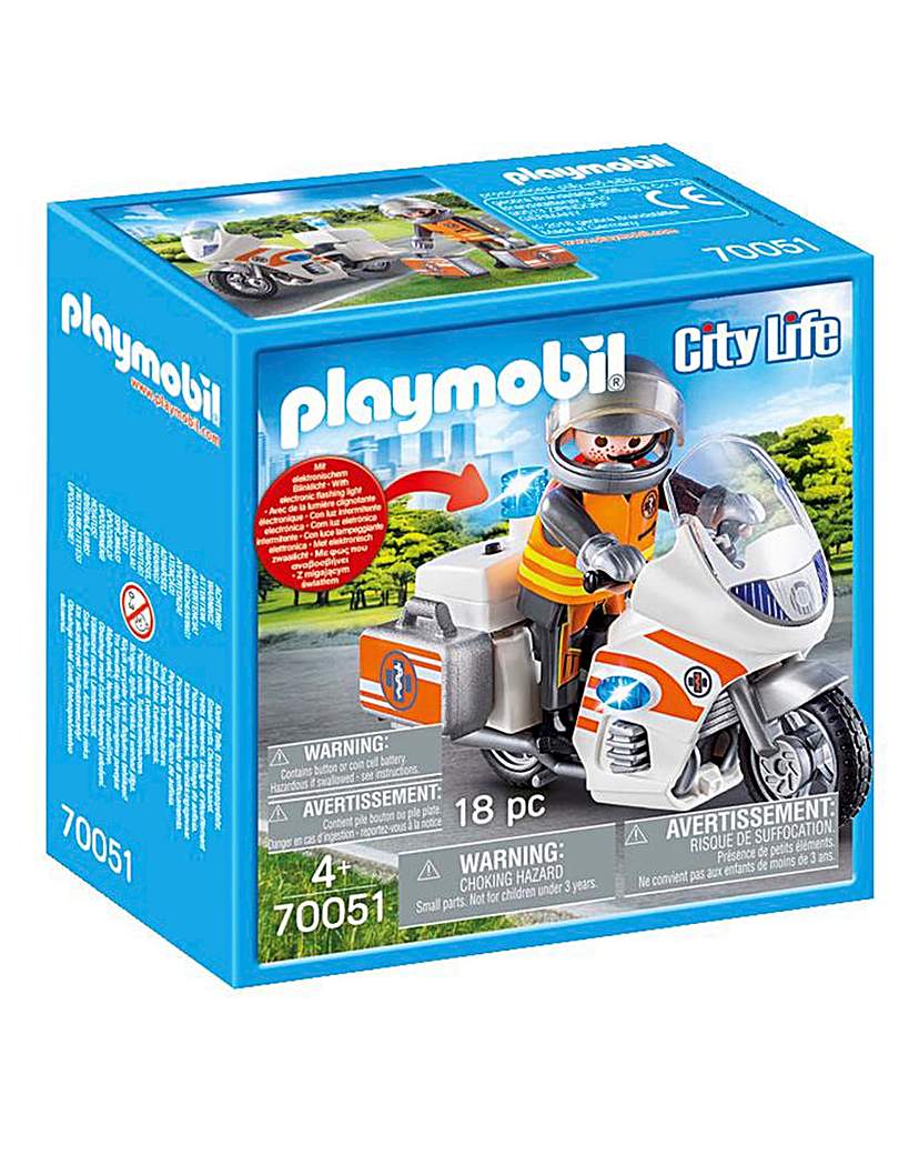 Playmobil 70051 Emergency Motorbike