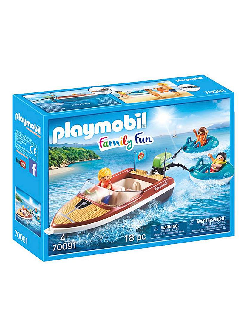 Image of Playmobil 70091 Speedboat & Tube Riders