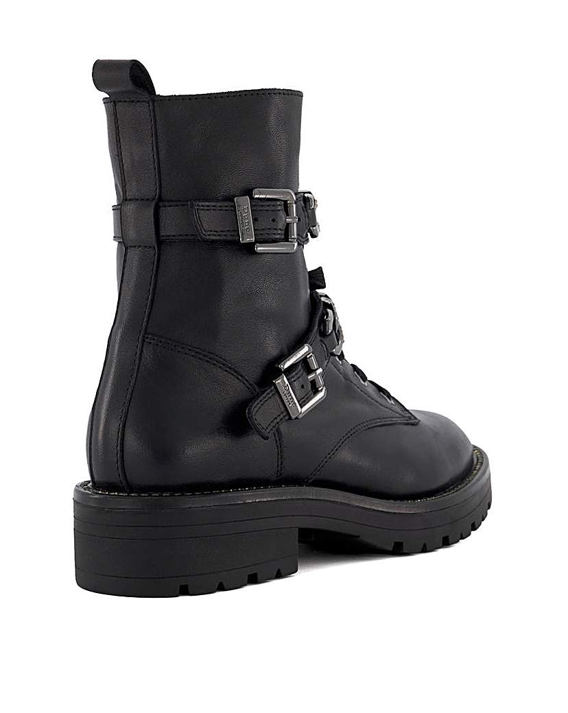 Dune Plazas Buckle Chain Boots D Fit