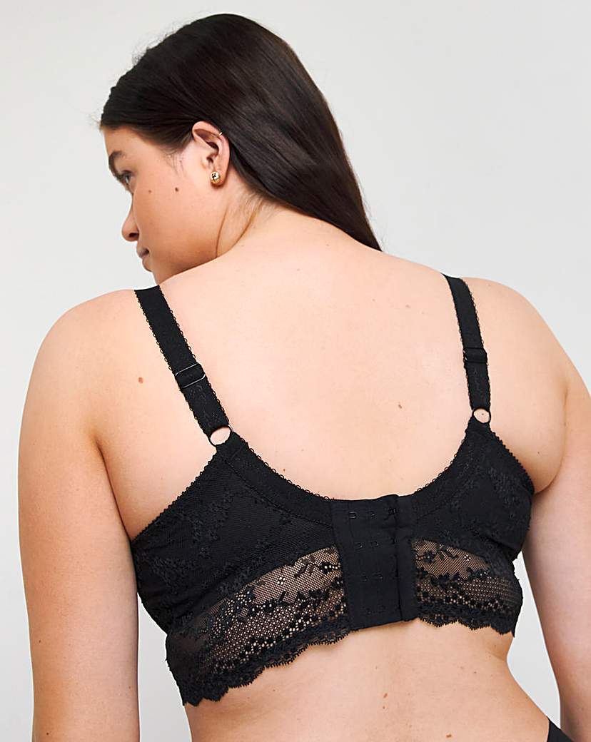 Elomi Charley Wired Longline Bra Black