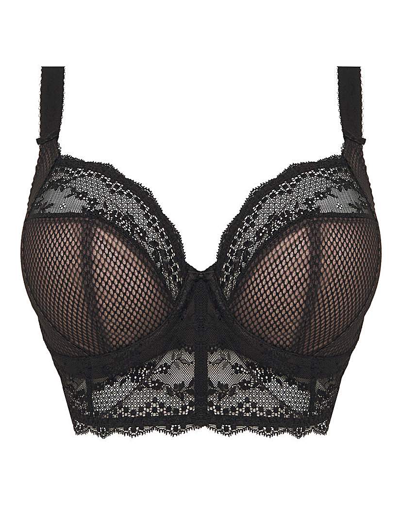 Elomi Charley Wired Longline Bra Black