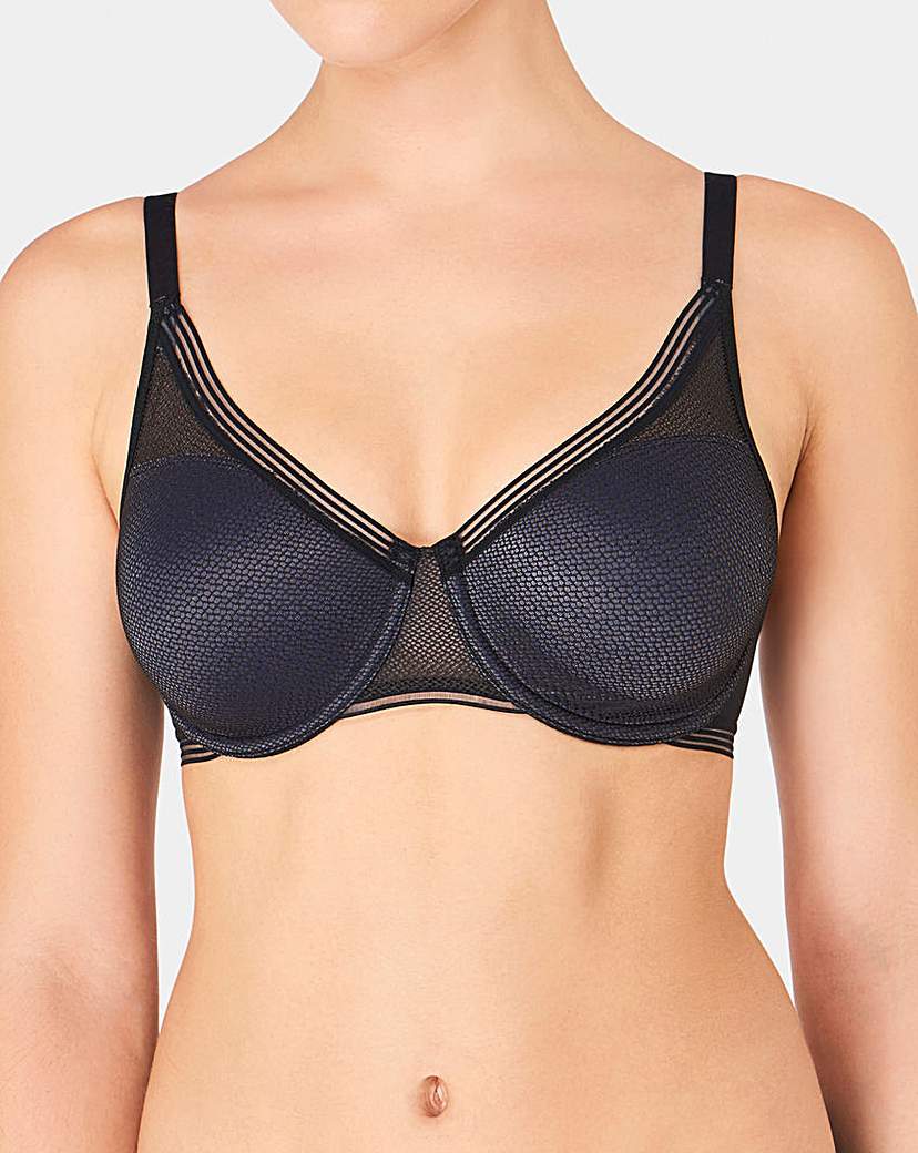 Image of Triumph Black Minimiser Bra