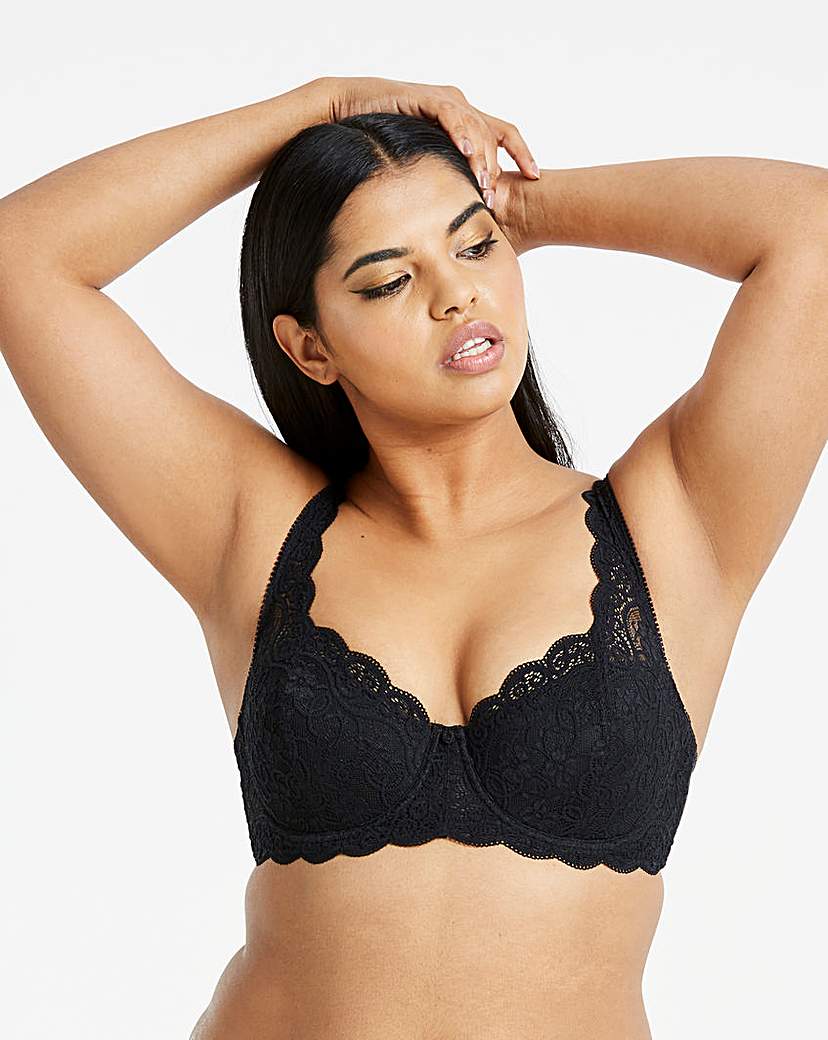 Image of Triumph Amourette Black Balcony Bra