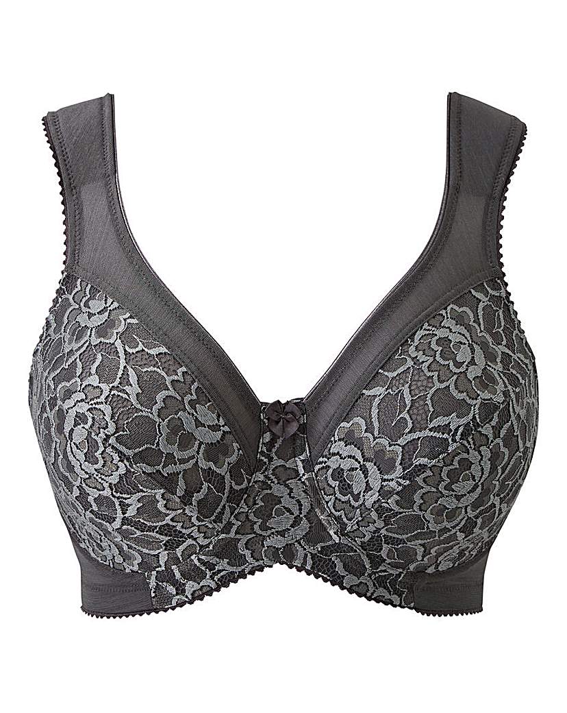 Image of Miss Mary Queen Wired Grey Lace Bra