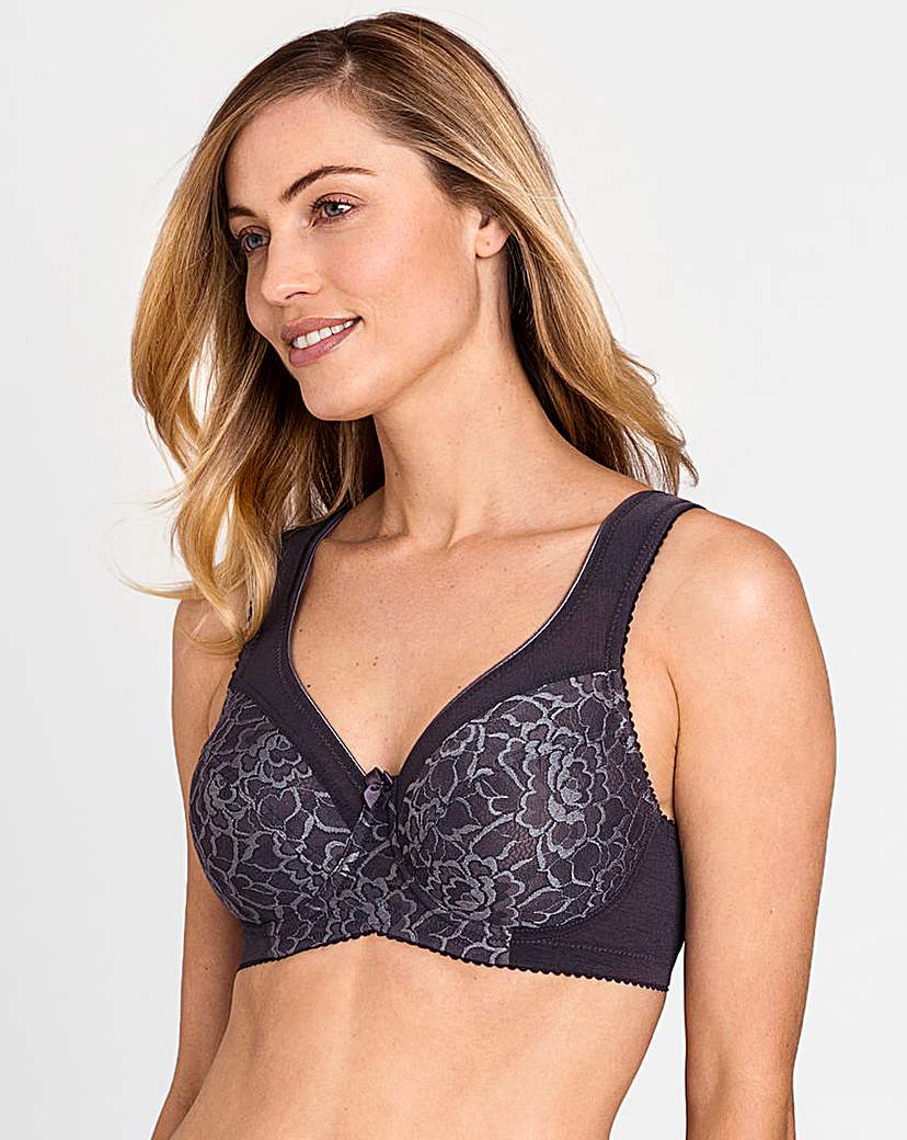 Image of Miss Mary Queen Wired Grey Lace Bra