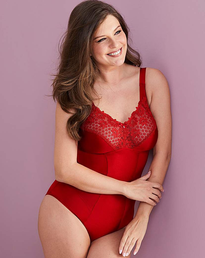 Image of Miss Mary Summer Slimming Red Bodysuit