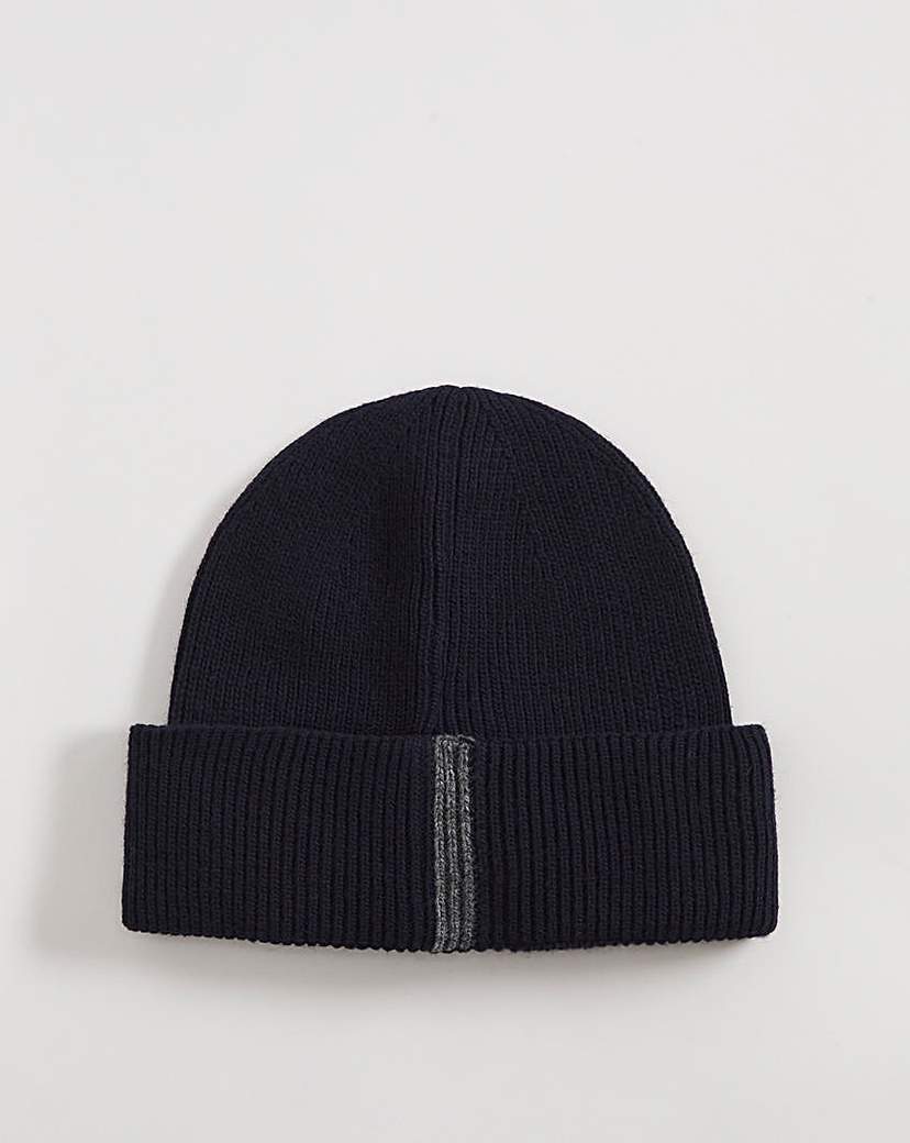 BOSS Navy Iconic Beanie