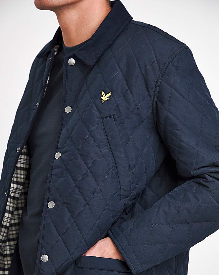 Lyle & Scott Navy Quilted Jacket