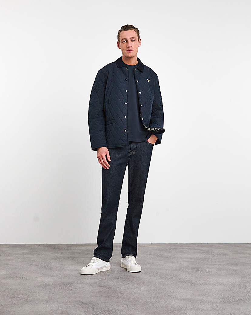 Lyle & Scott Navy Quilted Jacket
