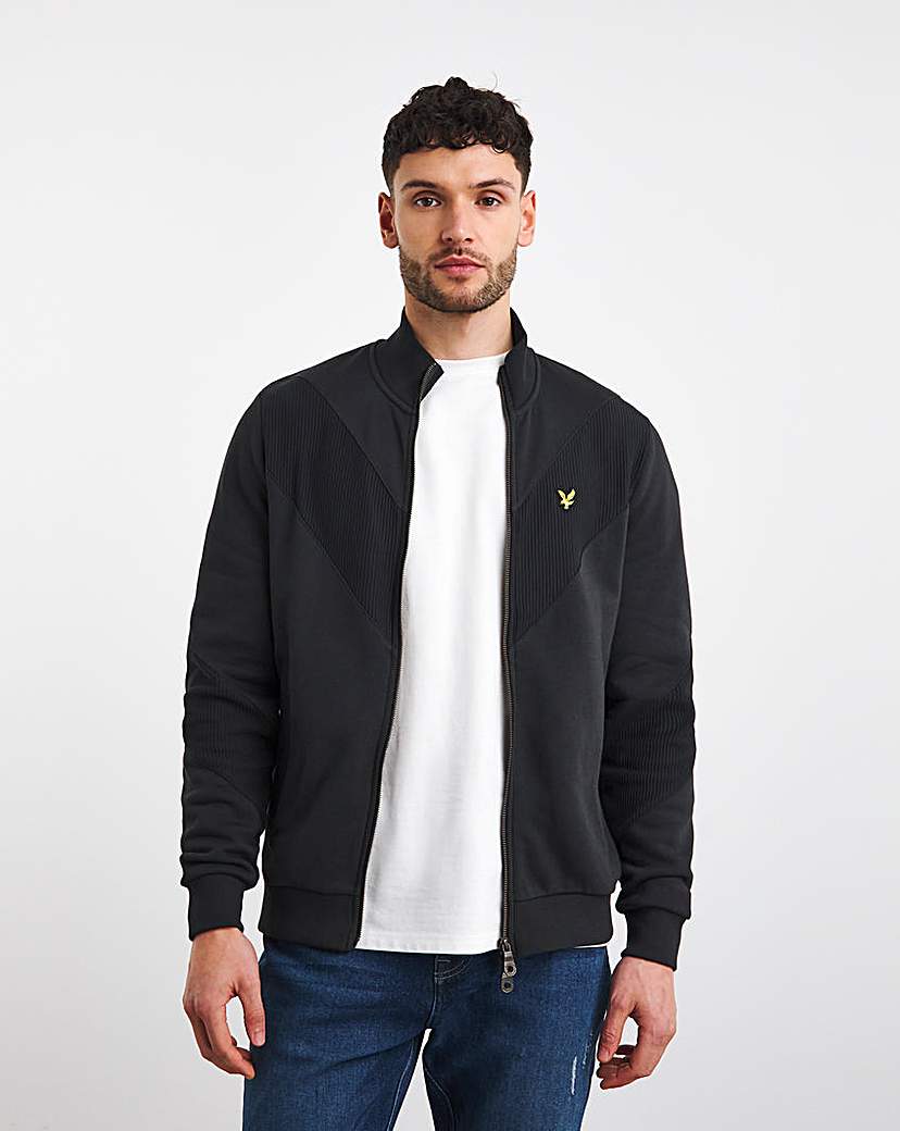 Lyle & Scott Chevron Zip Sweat Top