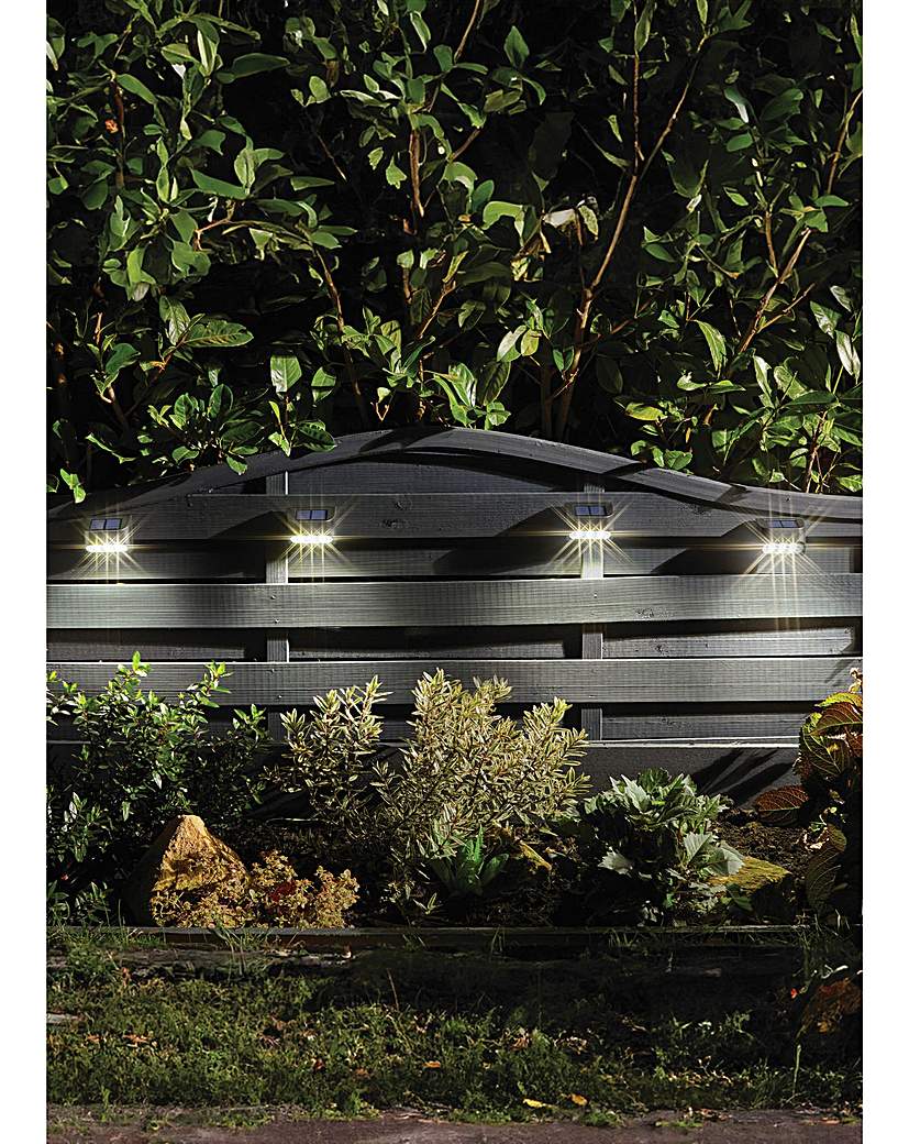 Premier Wall, Fence & Post Light 4pack