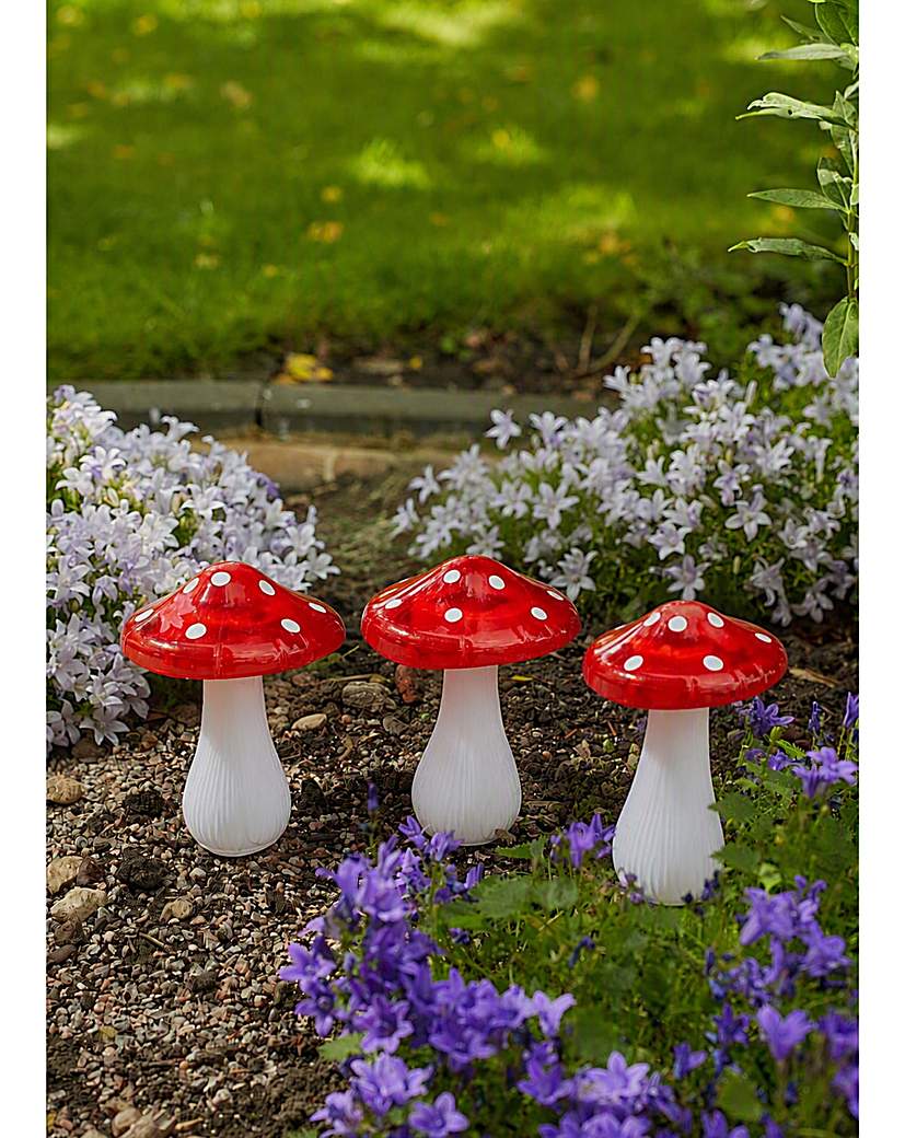 Magic Mushroom Stake Light, 3pack